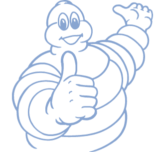 The Michelin Man thumb up