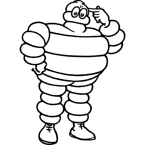 The Michelin Man thinks