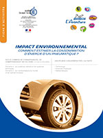 How is a tyre’s energy consumption estimated?