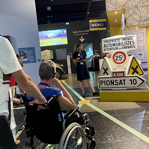Disabled visitors